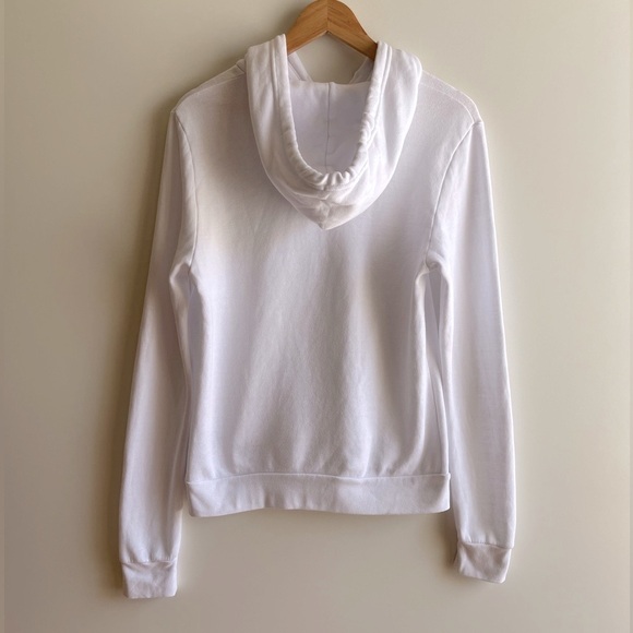 Aviator Nation Bolt Pullover Hoodie White M - Picture 8 of 11